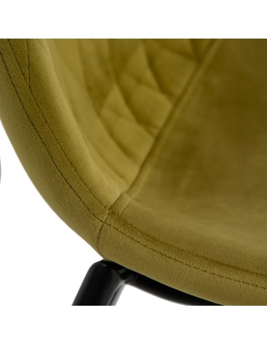 Silla de terciopelo verde