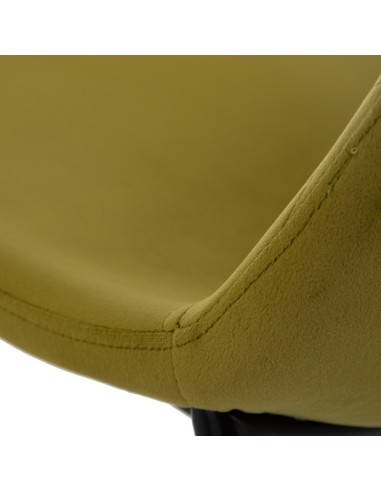 Silla de terciopelo verde