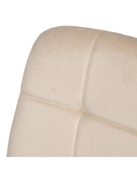 Silla terciopelo beige