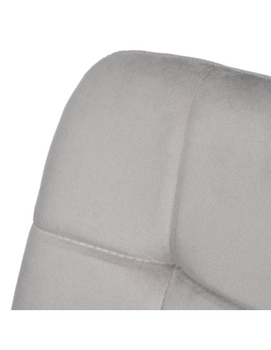 Silla terciopelo gris