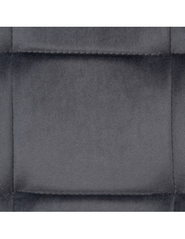 Silla terciopelo gris oscuro