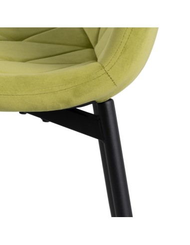 Silla terciopelo verde