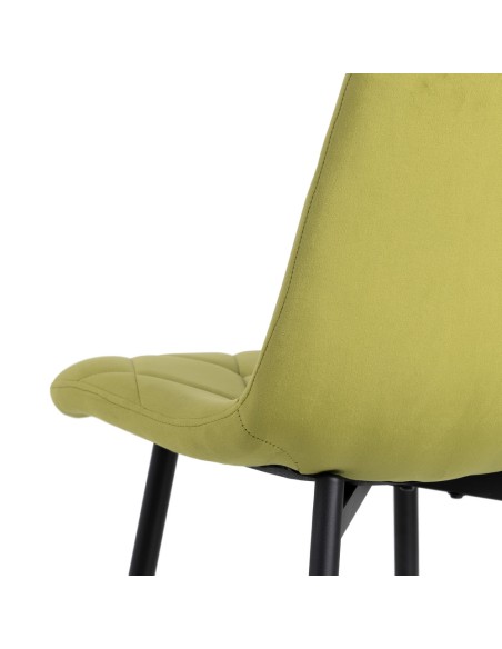 Silla terciopelo verde