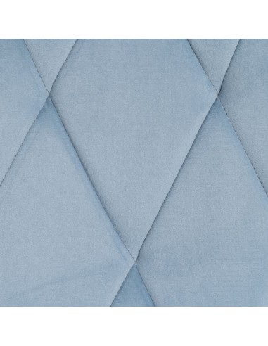 Silla terciopelo azul hielo