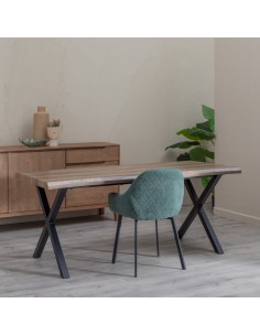 Mesa de comedor Dm marrón 2