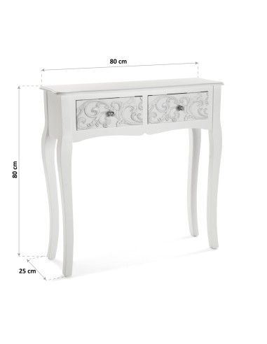 Mueble de entrada blanco Anjali