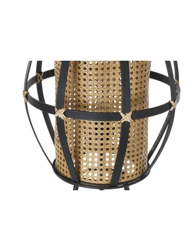 Lampara de pie bambú