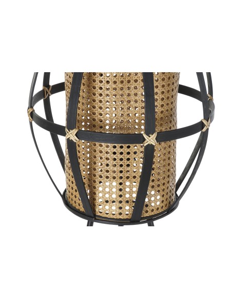 Lampara de pie bambú