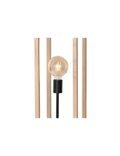 Lampara de Madera y hierro 2