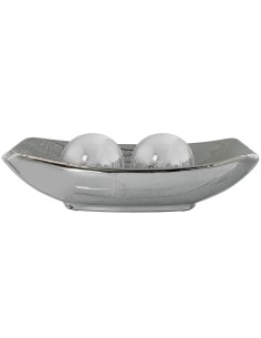 Bandeja cerámica plata. 2