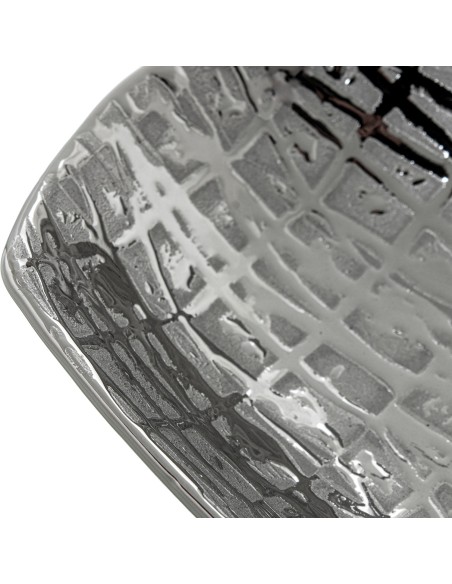 Bandeja cerámica plata.