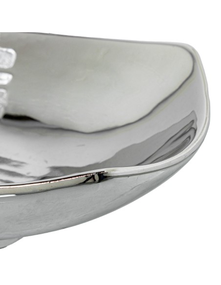 Bandeja cerámica plata.