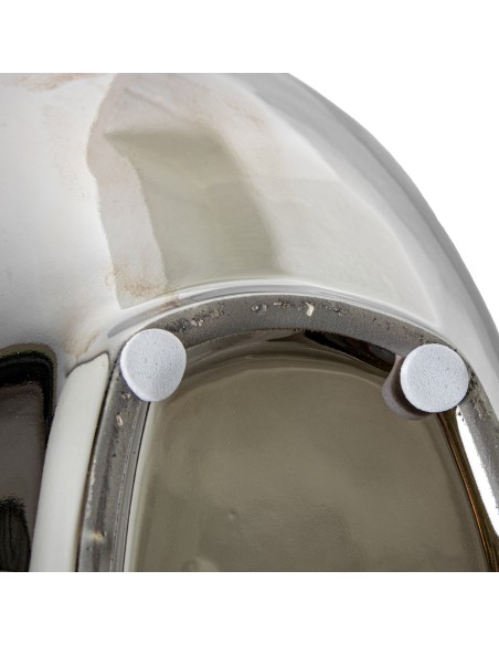 Bandeja cerámica plata.