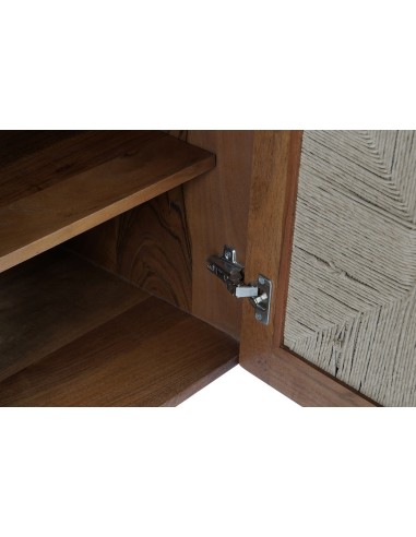 Mueble aparador madera acacia/ratán