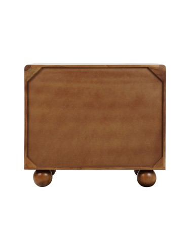 Cómoda madera acacia/ratán