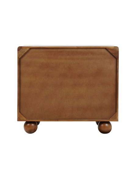 Cómoda madera acacia/ratán