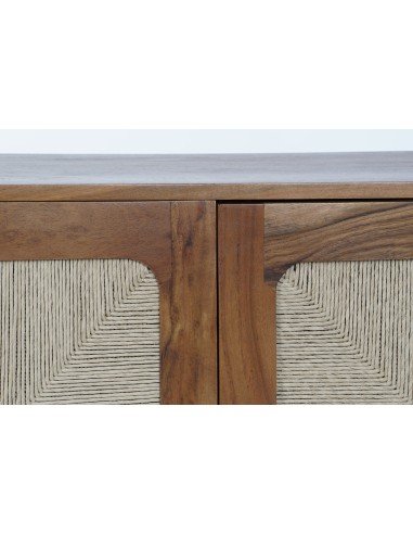 Estantería acacia/ratán