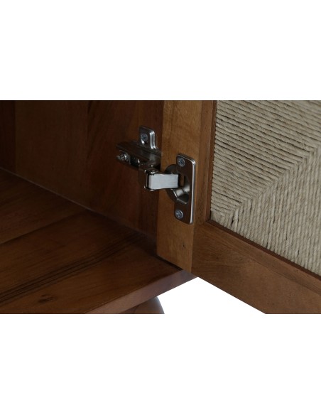 Estantería acacia/ratán