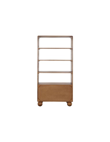 Estantería acacia/ratán