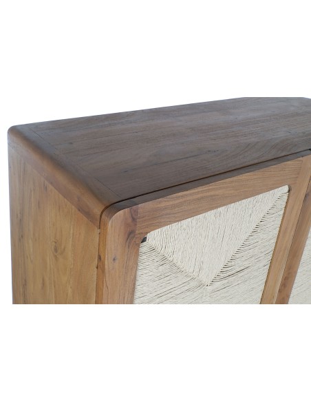 Armario madera de acacia/ratán