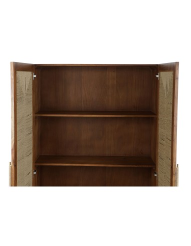 Armario madera de acacia/ratán