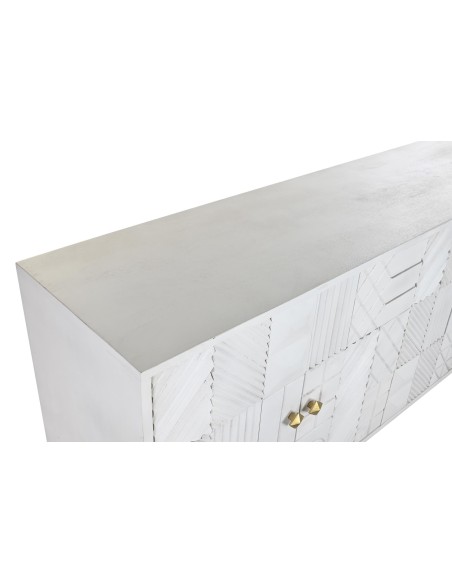 Mueble aparador de mango blanco/metal