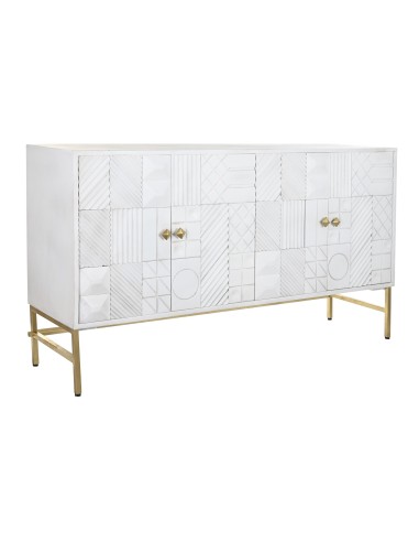 Mueble aparador de mango blanco/metal