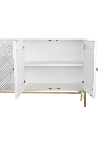 Mueble aparador de mango blanco/metal