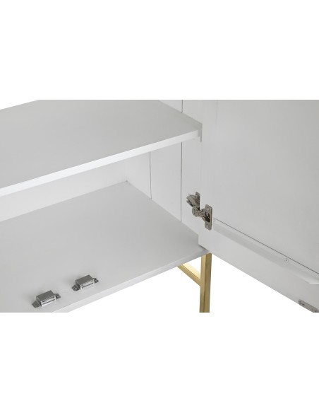 Mueble aparador de mango blanco/metal