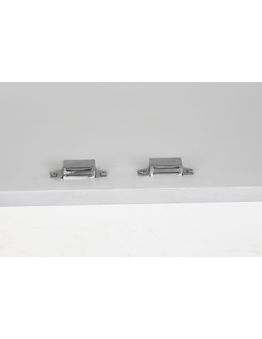 Mueble aparador de mango blanco/metal