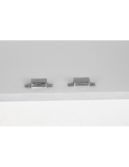 Mueble aparador de mango blanco/metal