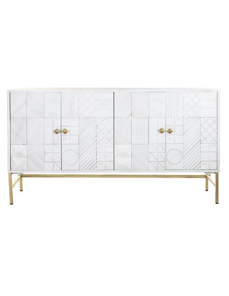 Mueble aparador de mango blanco/metal