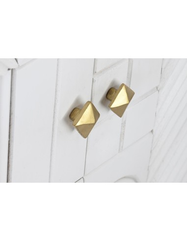 Mueble aparador de mango blanco/metal