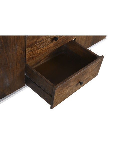 Mueble aparador mango blanco y marrón