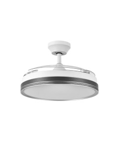 Ventilador escarcha blanco/negro 2