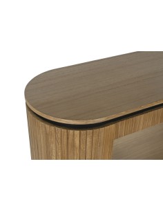 Mueble entrada madera paulownia natural 2