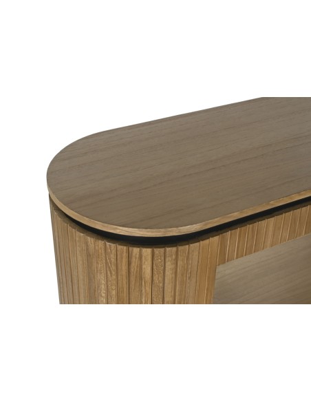 Mueble entrada madera paulownia natural