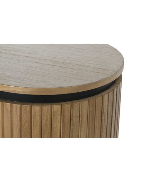 Mueble entrada madera paulownia natural