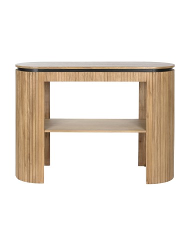 Mueble entrada madera paulownia natural