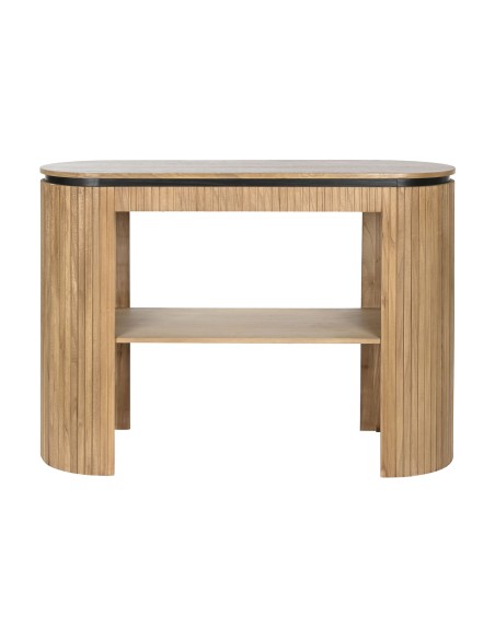 Mueble entrada madera paulownia natural