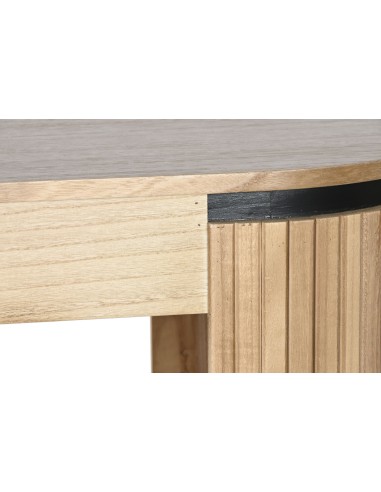 Mueble entrada madera paulownia natural