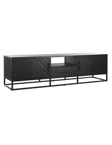 Mueble TV madera de mango negro