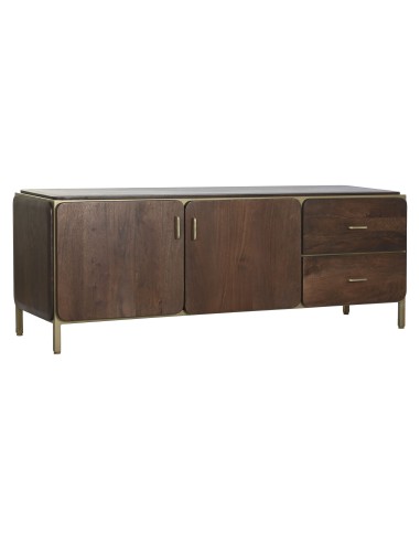 Mueble TV acero y mango marron