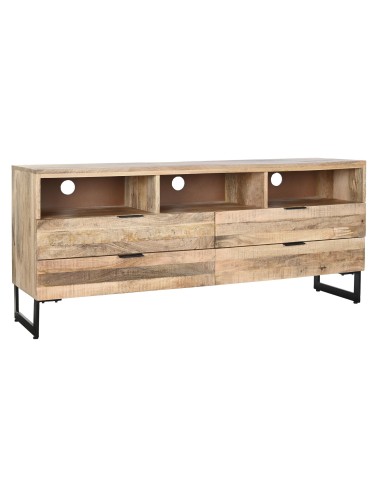 Mueble TV mango natural y metal