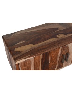 Mueble TV sheesham en marrón 2