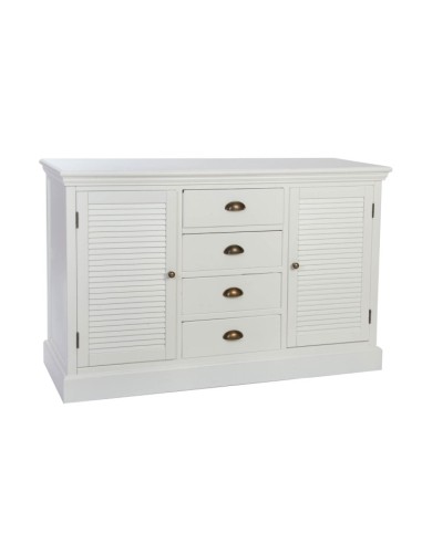 Mueble aparador madera paulownia blanco