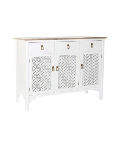 Mueble aparador de abeto en blanco