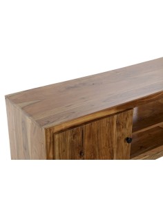 Mueble TV madera de acacia en marrón . 2