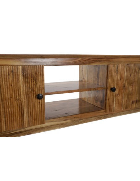 Mueble TV madera de acacia en marrón