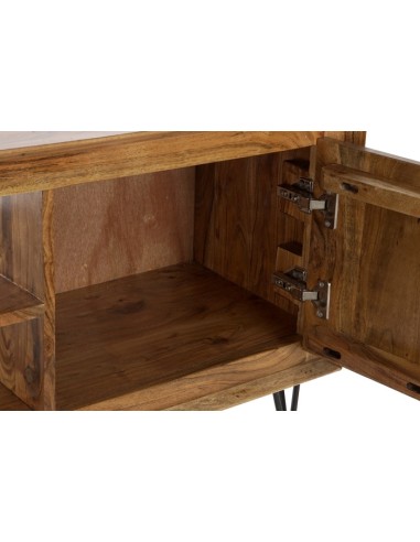 Mueble TV madera de acacia en marrón